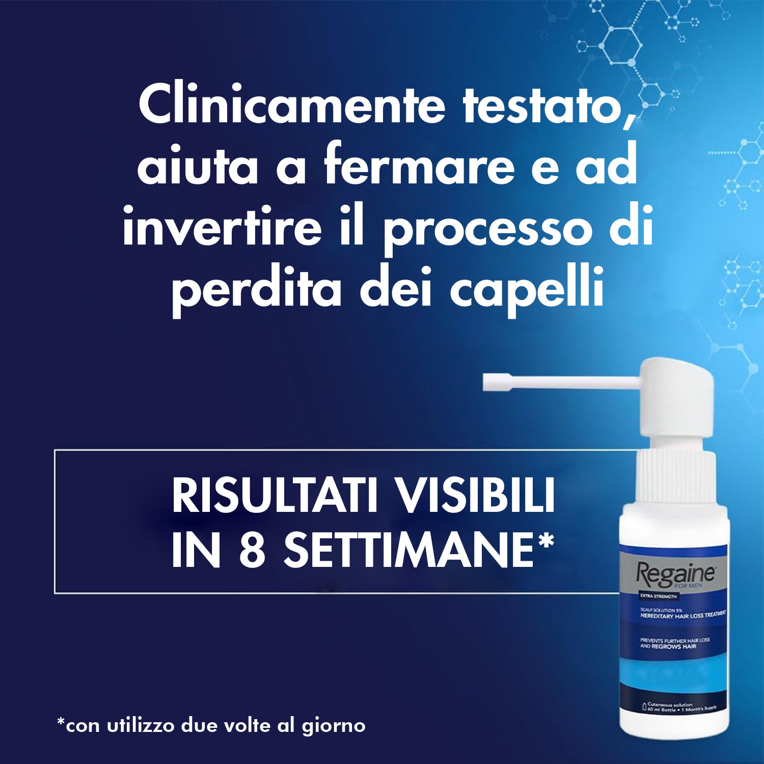 regaine solution en clinicamente testato