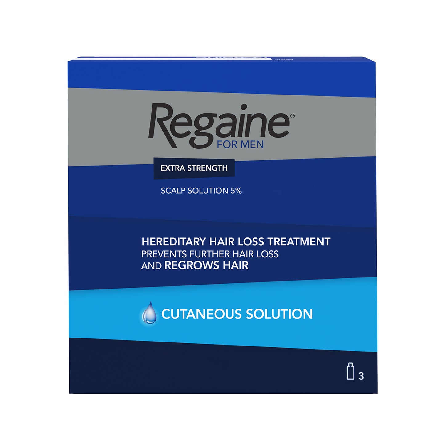 REGAINE® SOLUTION 5% | EN | 3 MESI BOX | EXTRA STRENGTH