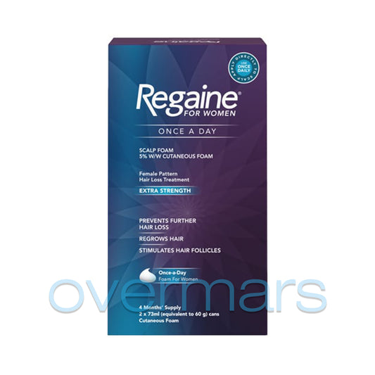 WOMEN'S REGAINE® FOAM 5% | EN | 4 MESI BOX - 2 FLACONI | EXTRA STRENGTH